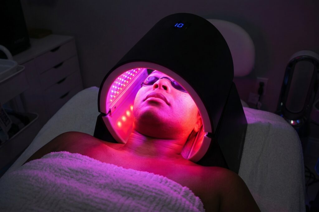 LED Light therapy facial